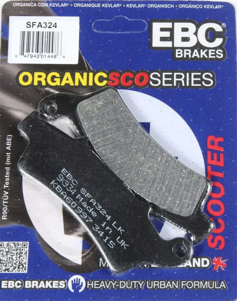 Ebc Sfa324 Sfa Oragnic Scooter Brake Pads (Made In The Uk) 1