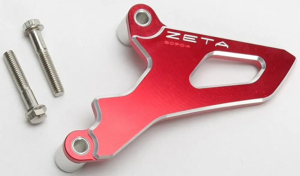 Zeta Red Drive Cover Guard Honda Crf450r 2005-2007, Crf450x 2005-2016 Ze80-9045 1
