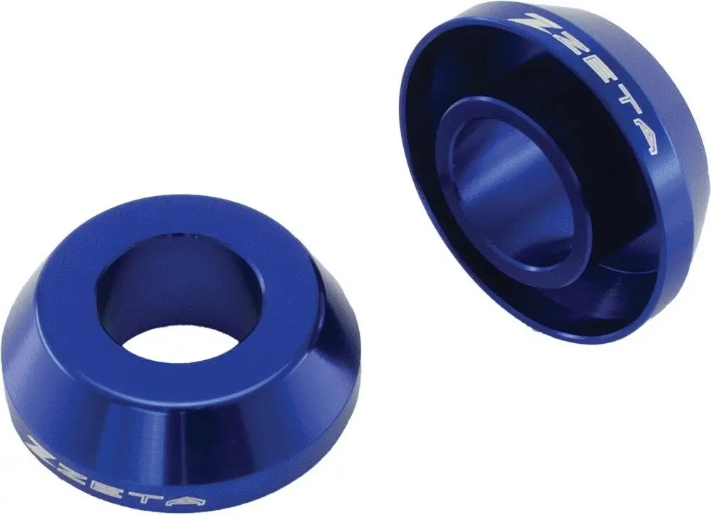 Zeta - Ze93-2416 Fast Rear Captive Wheel Spacers Blue Yamaha Yz250f Yz450f 06-08 1