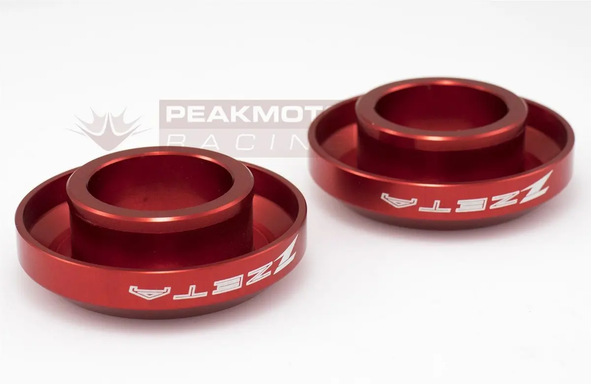 Zeta Ze93-2202 Fast Rear Wheel Spacers Red Kawasaki Kx250f 04-17, Kx450f 06-17 2