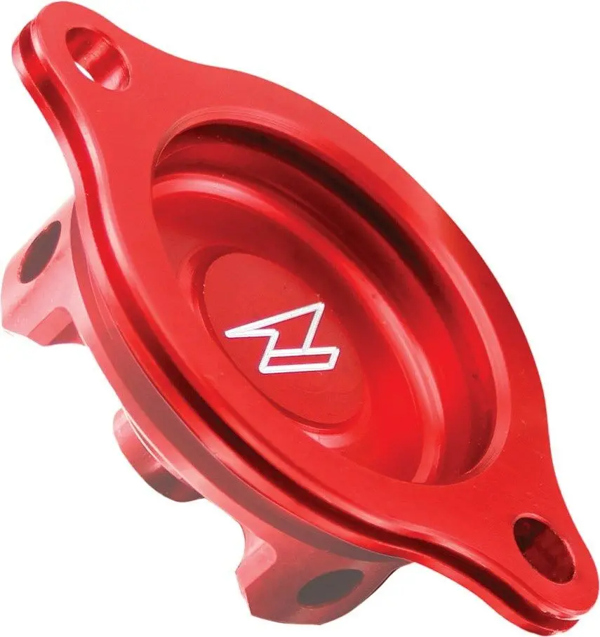 Zeta - Ze90-1053 Red Oil Filter Cover Honda Crf250r 2004-2009, Crf250x 2004-2017 1