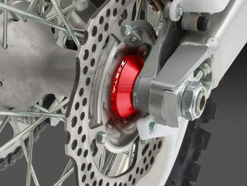 Zeta Ze93-2302 Rear Captive Wheel Spacers Red Suzuki Rmz250 04-17, Rmz450 08-17 2