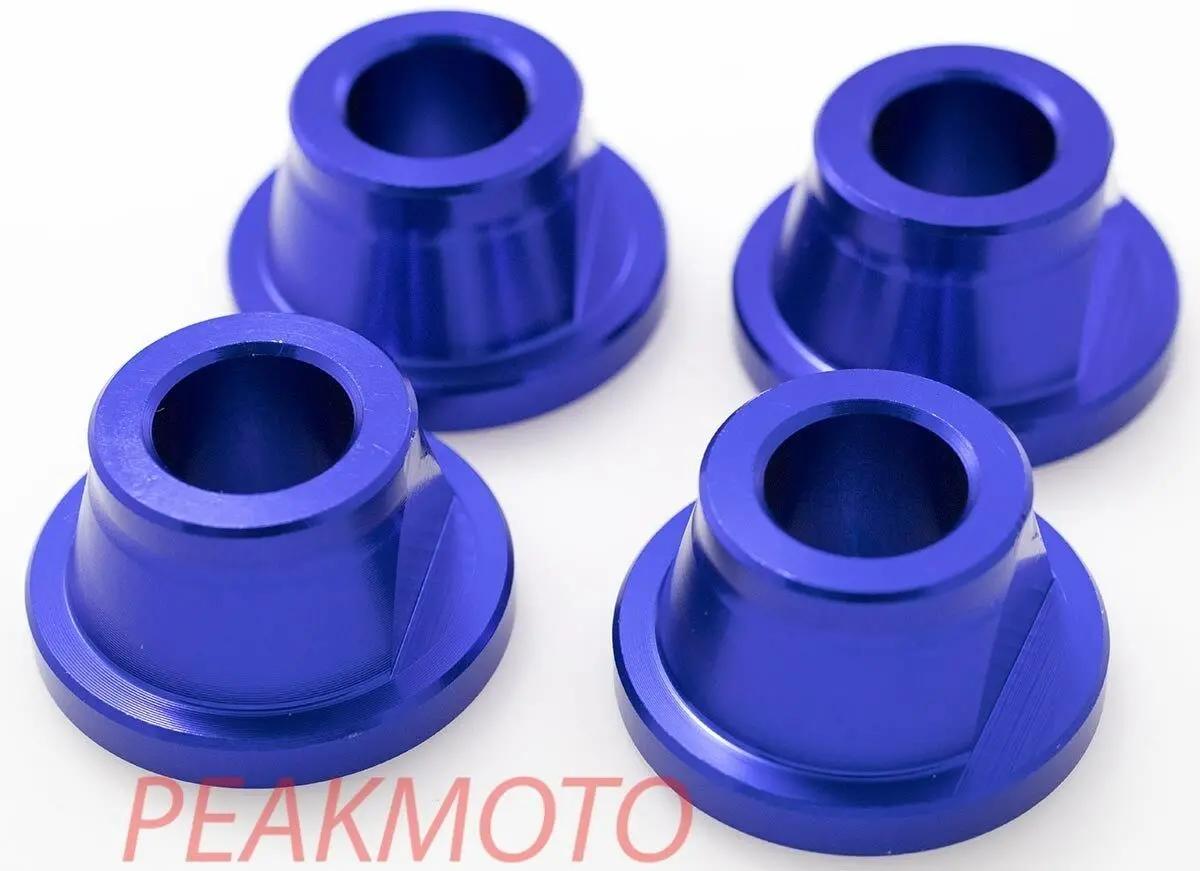Zeta - Ze37-0322 - Rubber Killer Handlebar Aluminum Bushings, Blue 1