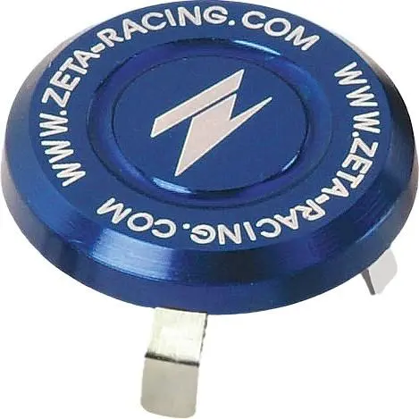 Zeta - Ze58-4132 - Aluminum Steering Stem Nut Cap, Blue 1