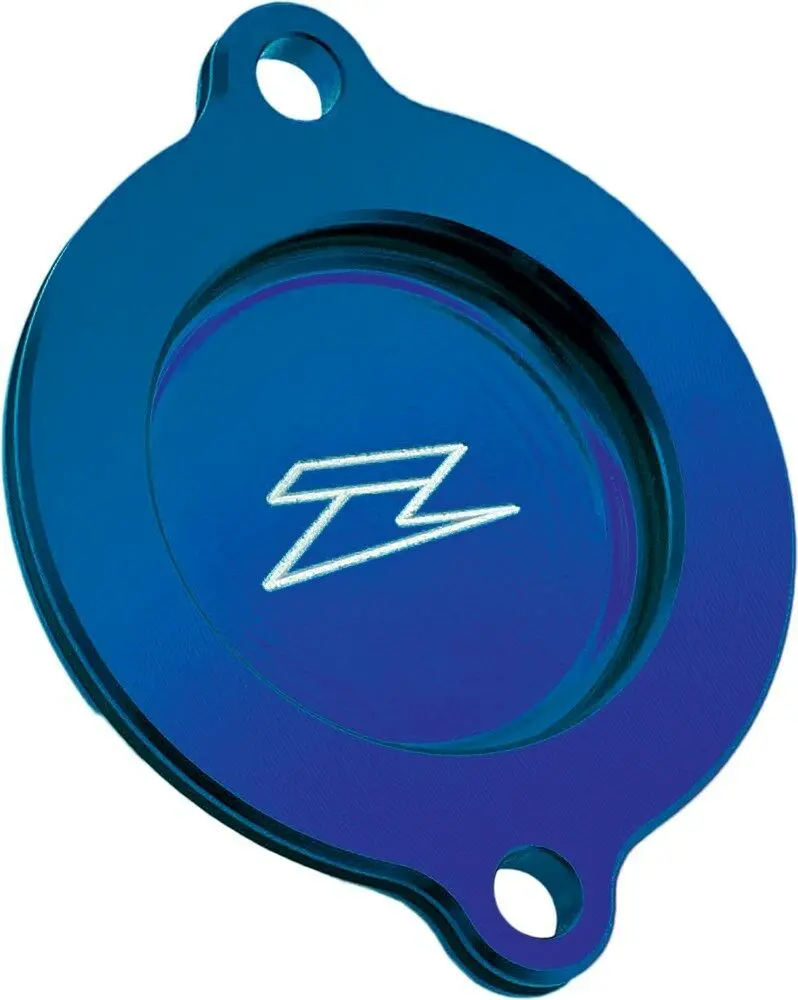 Zeta - Ze90-1352 Blue Oil Filter Cover Yamaha Yz250f 2003-2013, Yz450f 2003-2009 1