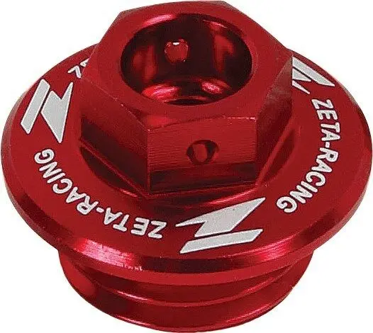 Zeta - Ze89-2310 - Oil Filler Plug, Red Kawasaki Kx250f 04-017, Kx450f 06-17 1