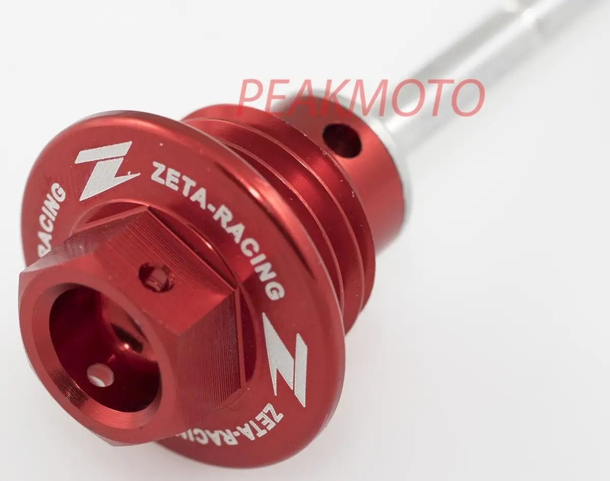 Zeta - Ze89-3030 - Oil Dipstick, Red Honda Crf450r 2009-2016 2