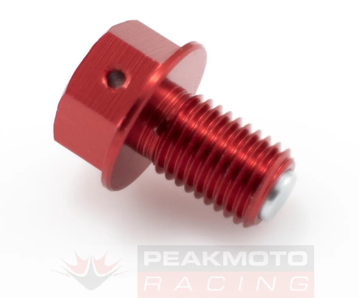Zeta - Ze58-1223 - Magnetic Drain Plug, Red M10x15mm 1.25Mm Pitch 1