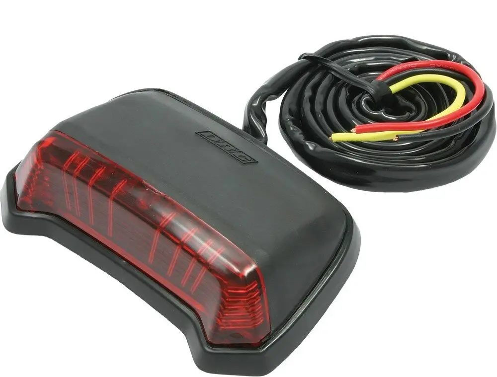 Drc - D45-29-307 - Moto Led Phantom Tail Light With Red Lens 1