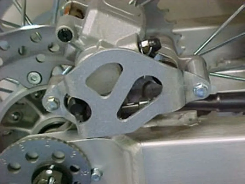 Works Connection - 25-010 - Aluminum Rear Brake Caliper Guard - Made In Usa 1