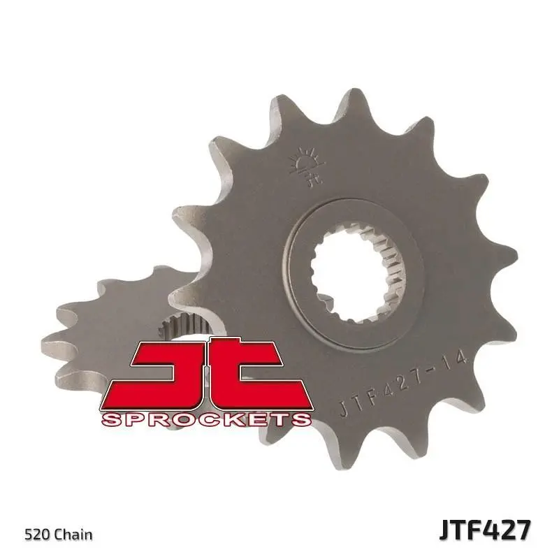 Jt Sprockets - Jtf427.14 - Steel Front Sprocket, 14T 1