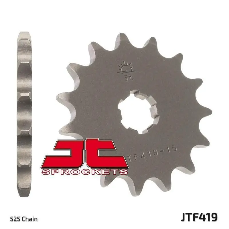 Jt Sprockets - Jtf419.15 - Steel Front Sprocket, 15T 1