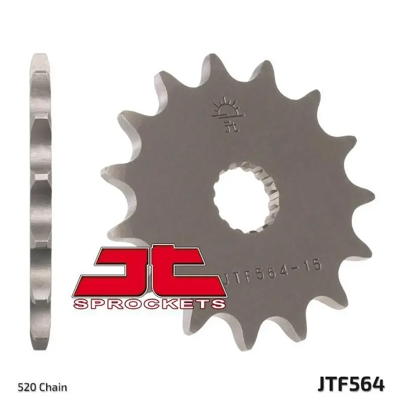 Jt Sprockets - Jtf564.15 - Steel Front Sprocket, 15T 1