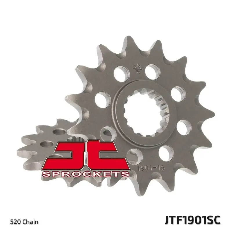 Jt Sprockets - Jtf1901.15Sc - Front Sprocket, 15T - Lightened & Self-Cleaning 1