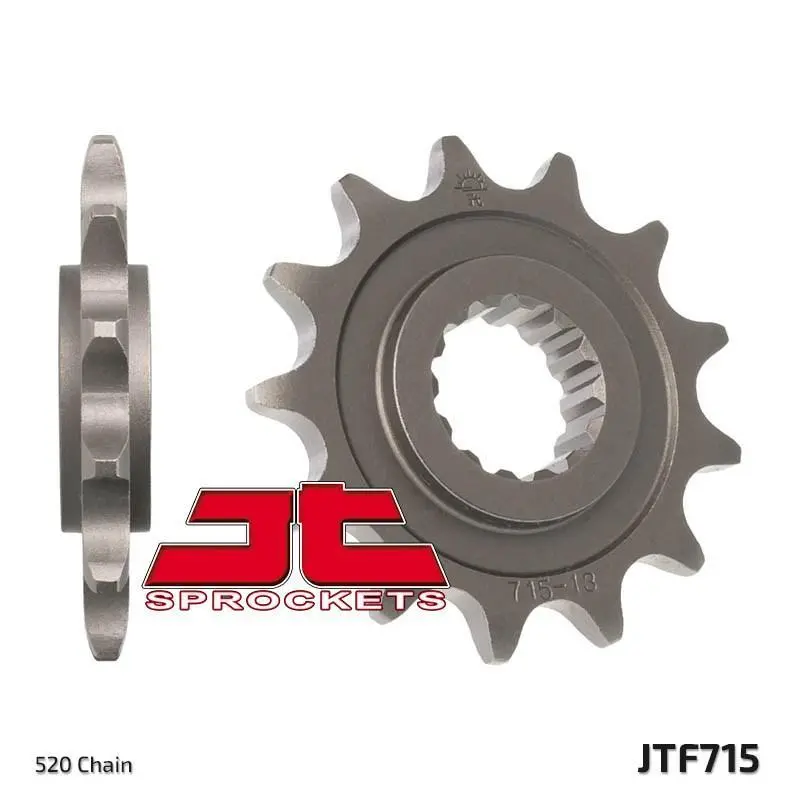 Jt Sprockets - Jtf715.13 - Steel Front Sprocket, 13T 1