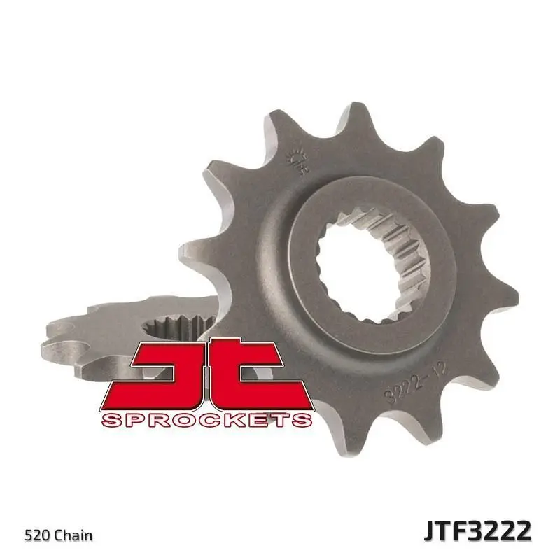 Jt Sprockets - Jtf3222.12 - Steel Front Sprocket, 12T 1