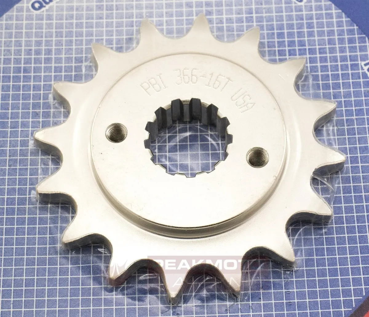 Pbi - 366-16 -  Front Countershaft Sprocket, 16T - Made In Usa 1