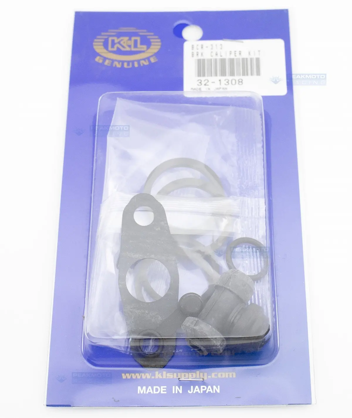 K&L 32-1308 Rear Brake Caliper Seal Rebuild Kit For Suzuki Burgman 400 2007-2014 2