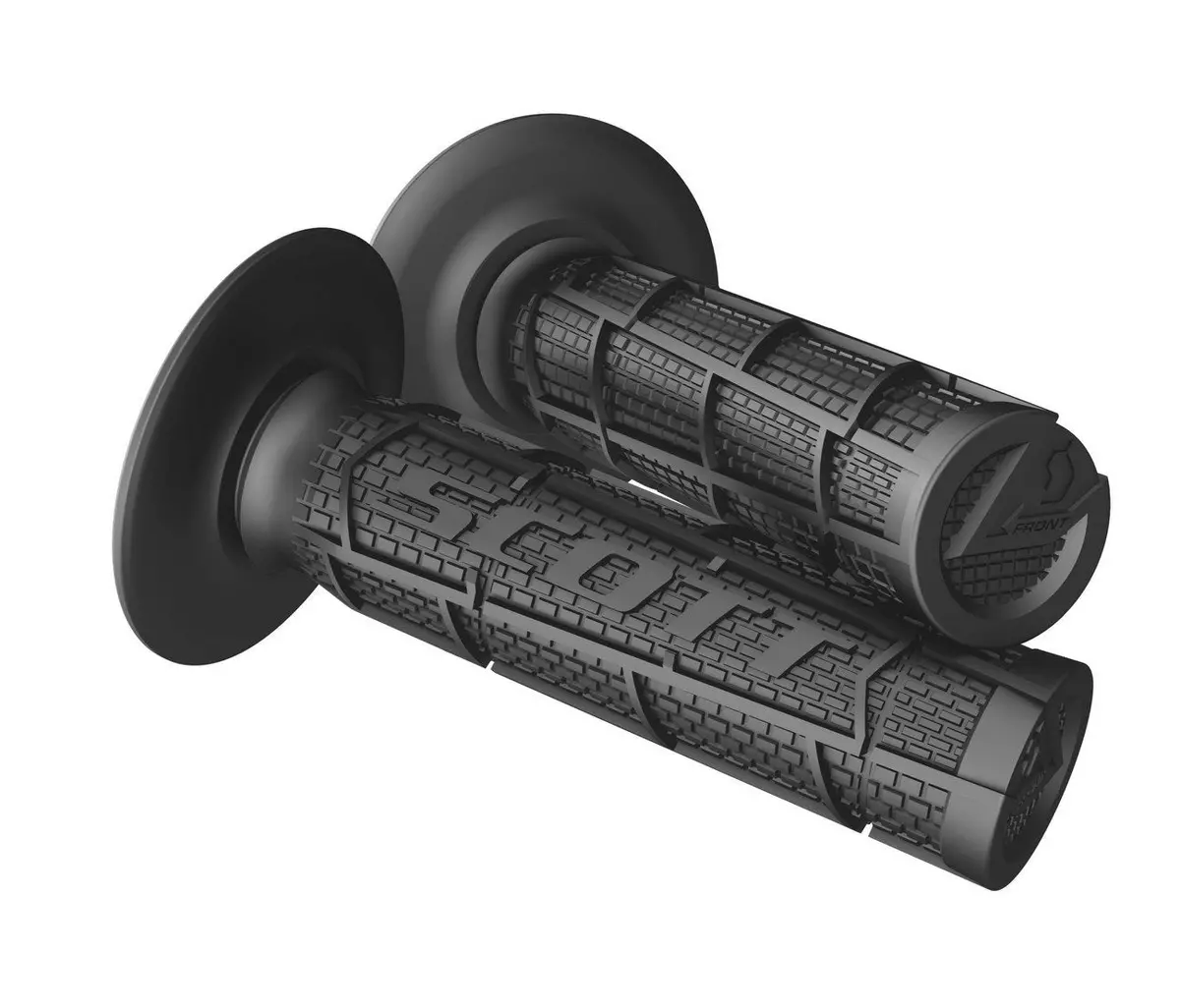 Scott 233925-0001 Radial Full Waffle Mx/Motocross Grip - Black 1