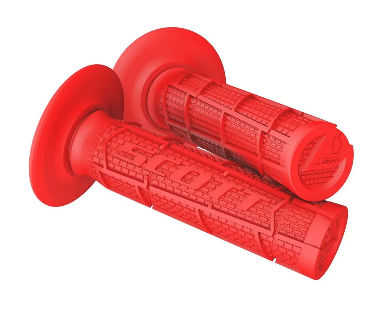 Scott 233925-0004 Radial Full Waffle Mx/Motocross Grip - Red 1