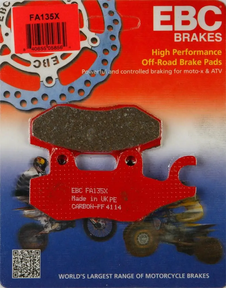For Suzuki Rm125 Rm250 87-93, Rmx250 Ebc Front Brake Pads 1
