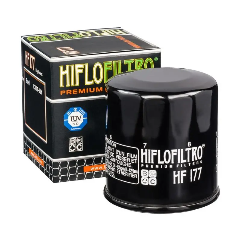 Hiflo - Hf177 - Oil Filter - Black For Buell 63806-00Y Firebolt Xb9r 2002-2007 1