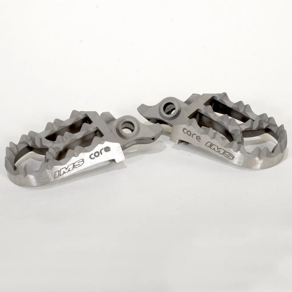 Ims 342219-M Core Mx Stainless Steel Footpegs 3.25"L X 2.125"W - Made In Usa 1