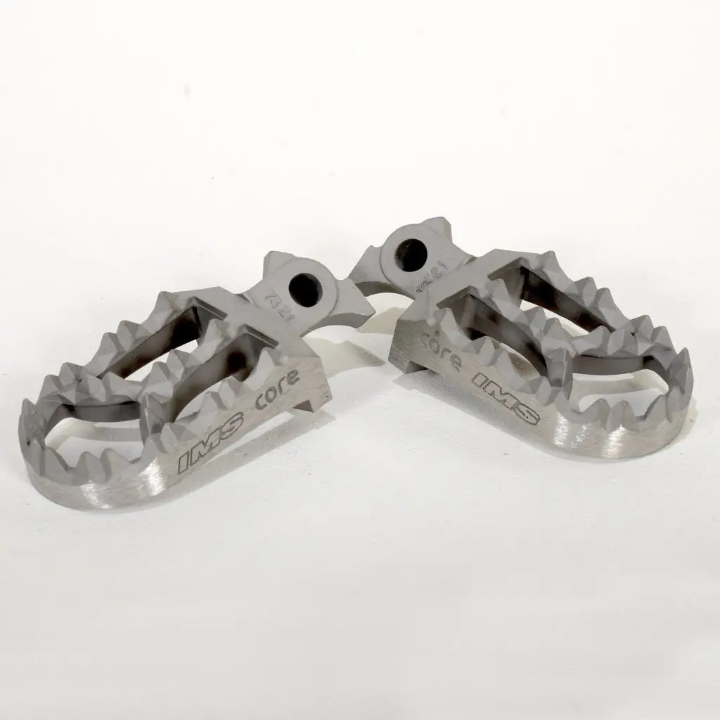 Ims 347321-M Core Mx Stainless Steel Footpegs 3.25"L X 2.125"W - Made In Usa 1