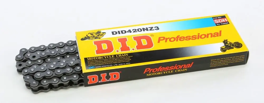 D.I.D. 420X110 Link Nz3 Series Black Drive Chain Made In Japan 420Nz3g110rb 1