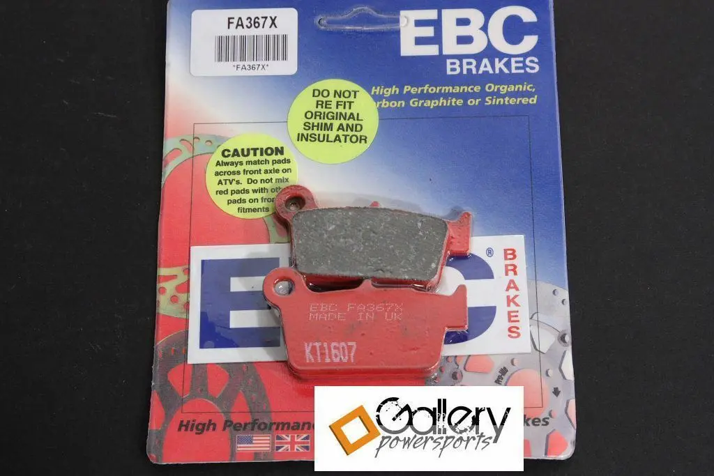 Yamaha Yz125 03-07 Ebc X-Series Carbon Rear Brake Pads 1