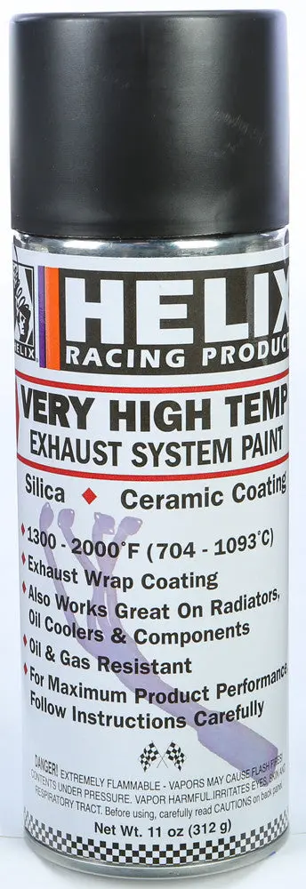 Helix Racing High Temp Exhaust System Paint, Black | 165-1020 1