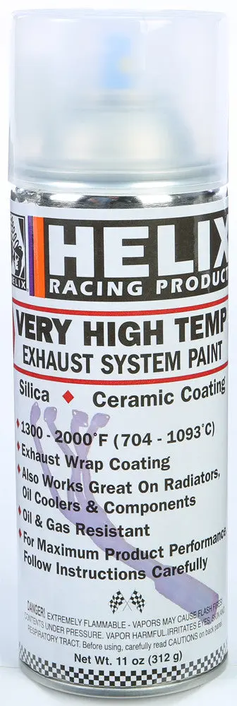 Helix Racing High Temp Exhaust System Paint, Satin Clear 11Oz | 165-1150 1