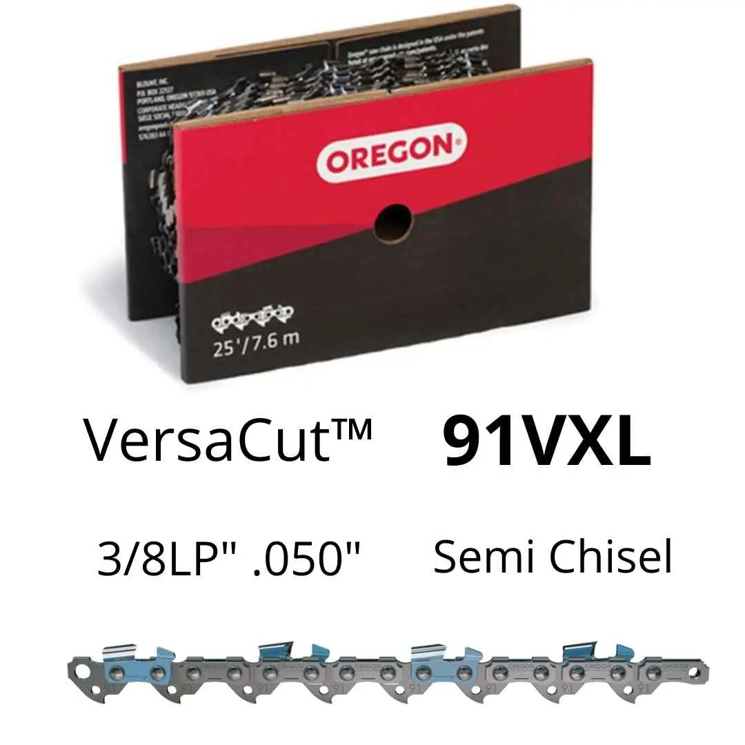 Oregon 91Vxl Saw Chain 25Ft 3/8Lp .050" Semi Chisel™ 1
