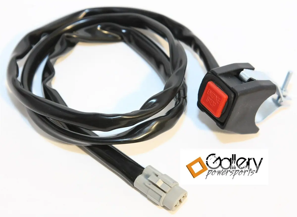 Yamaha Yz250f 05-09 Engine Kill Switch W/ 2 Pin Plug 1