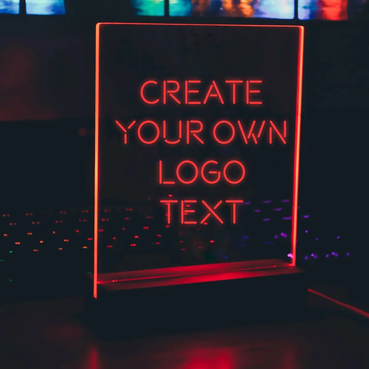 Custom Personalised Gamer Tag Bar Man Cave Night Light 3D Lamp 1
