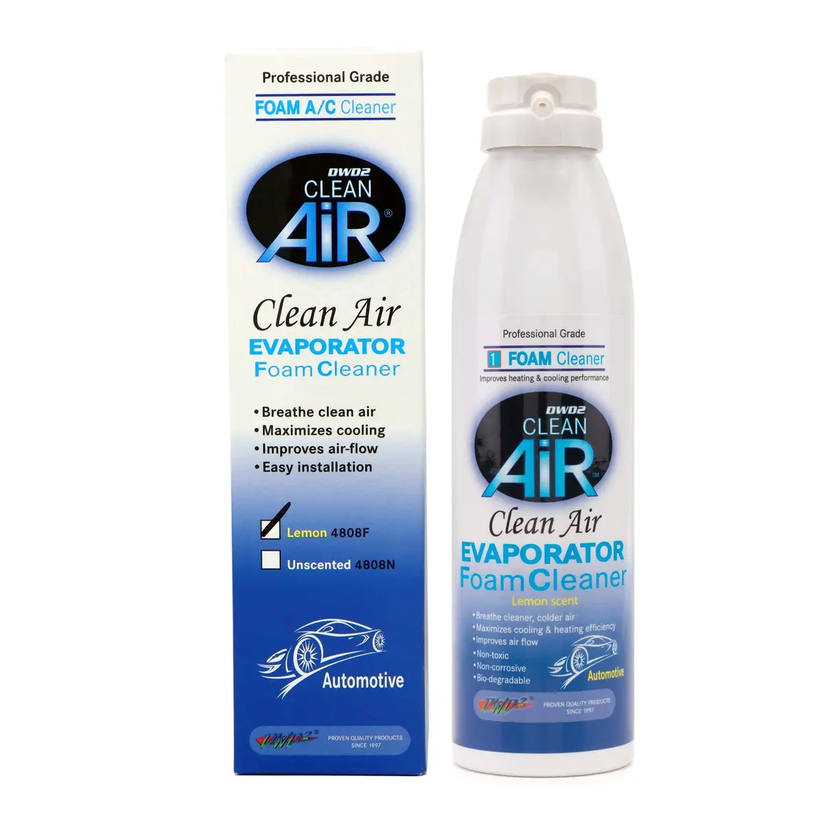 Premium Foaming A/C Coil Cleaner For Cars – Self-Rinsing | Dwd2 Clean Air® 1