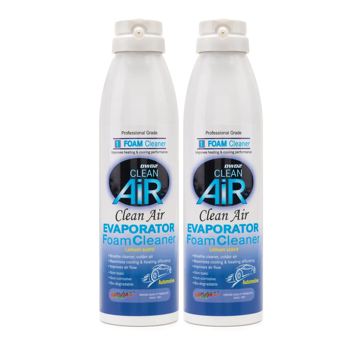 Complete Car A/C Odor Elimination Kit – 1 Year Protection | Dwd2 Clean Air® Car Kit 1