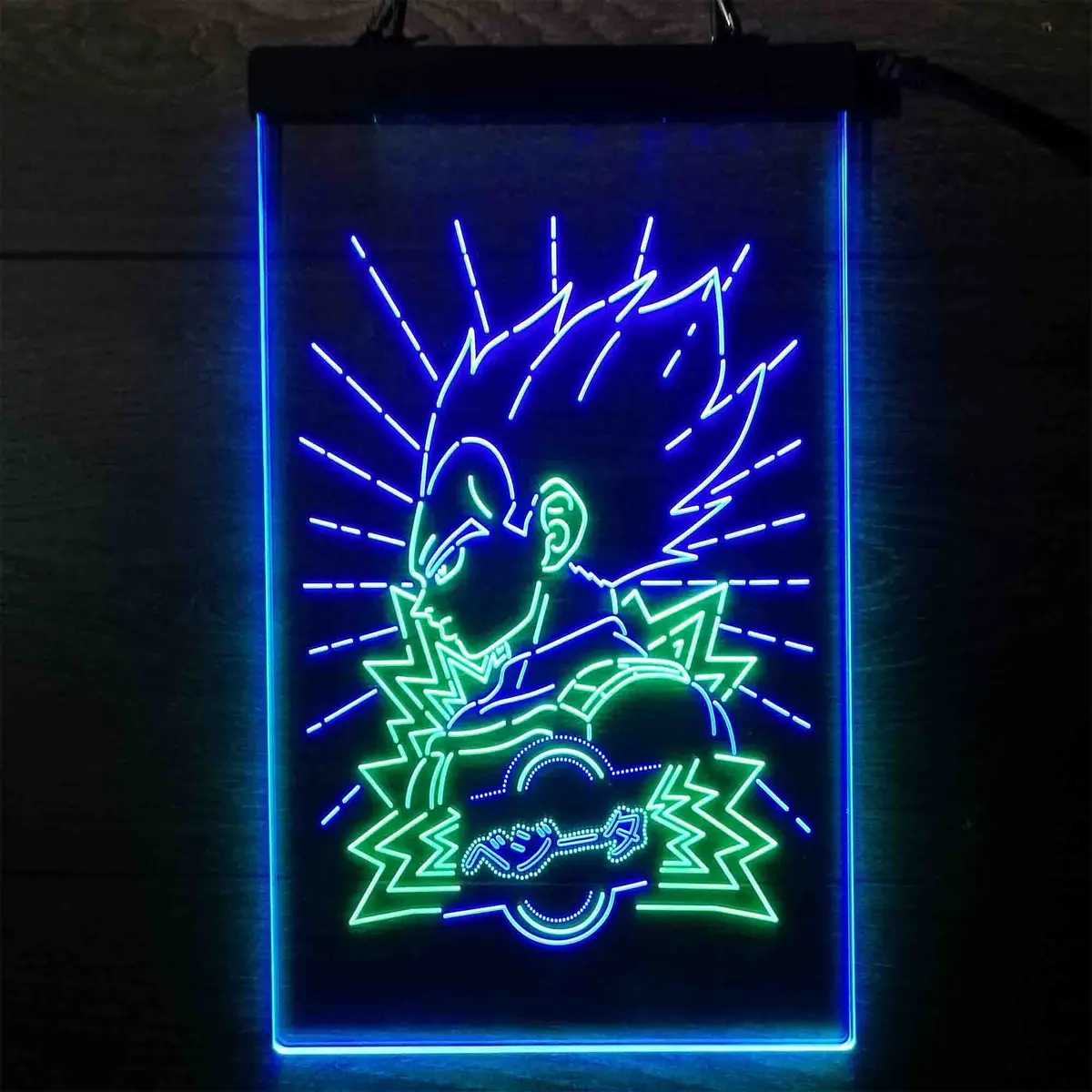 Dragon Ball Vegeta Super Saiyan Neon Led Sign 4