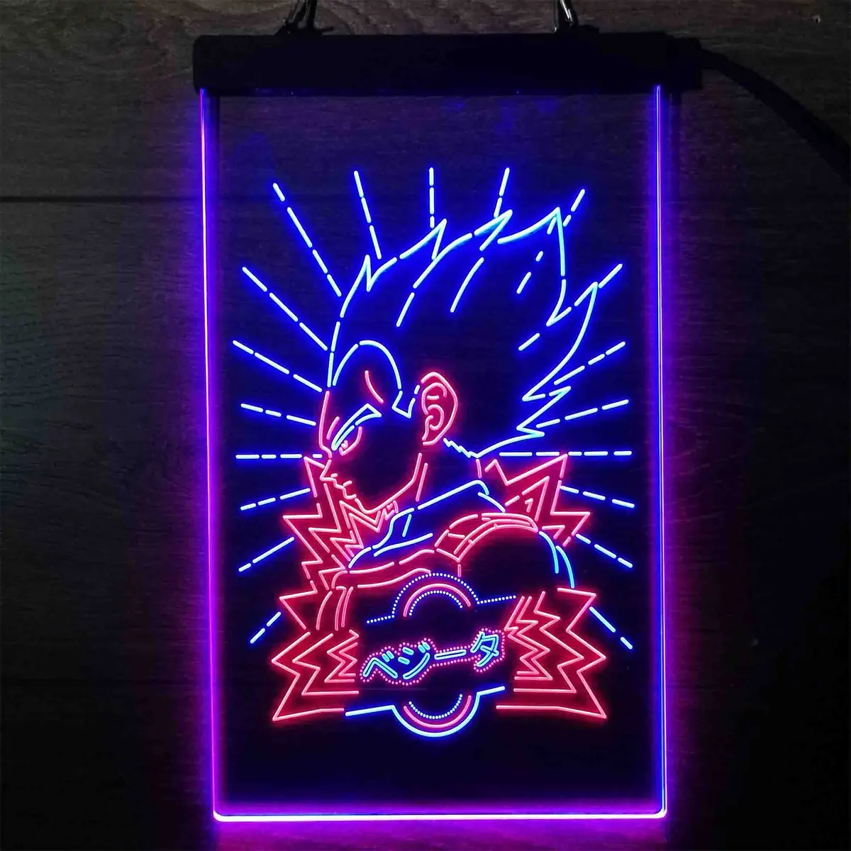Dragon Ball Vegeta Super Saiyan Neon Led Sign 1