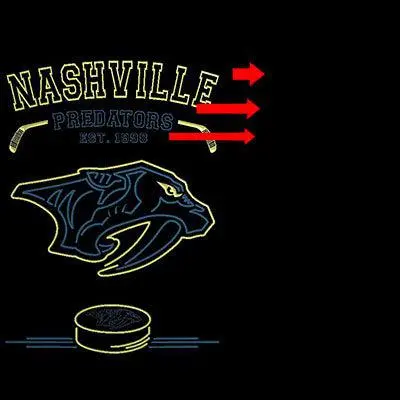 Personalized Custom Nashville Predators Neon-Like Led Sign - Father's Day Gift 14