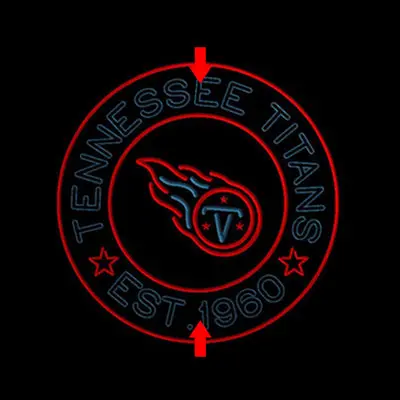Personalized Custom Tennessee Titans Neon-Like Led Sign - Father's Day Gift 14