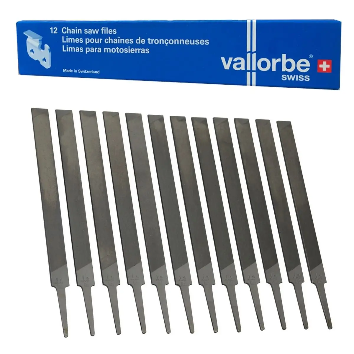 Vallorbe Swiss Flat File 150Mm – Raker Depth Gauge (3 Pack / 12 Pack) 1