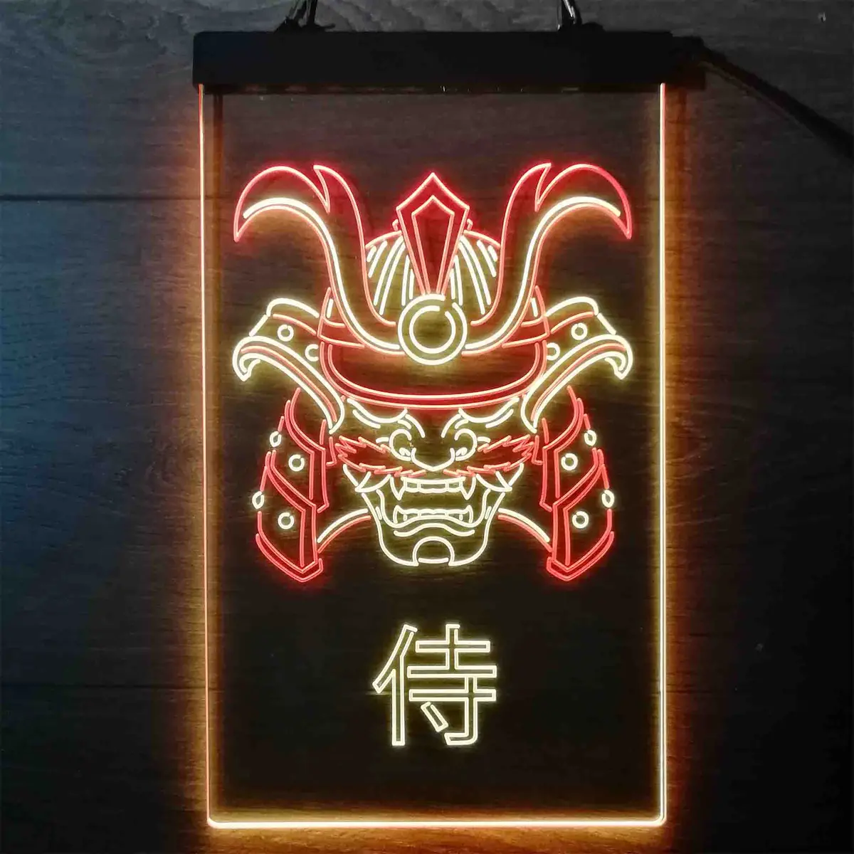 Samurai Helmet Japanese Neon Led Sign 1