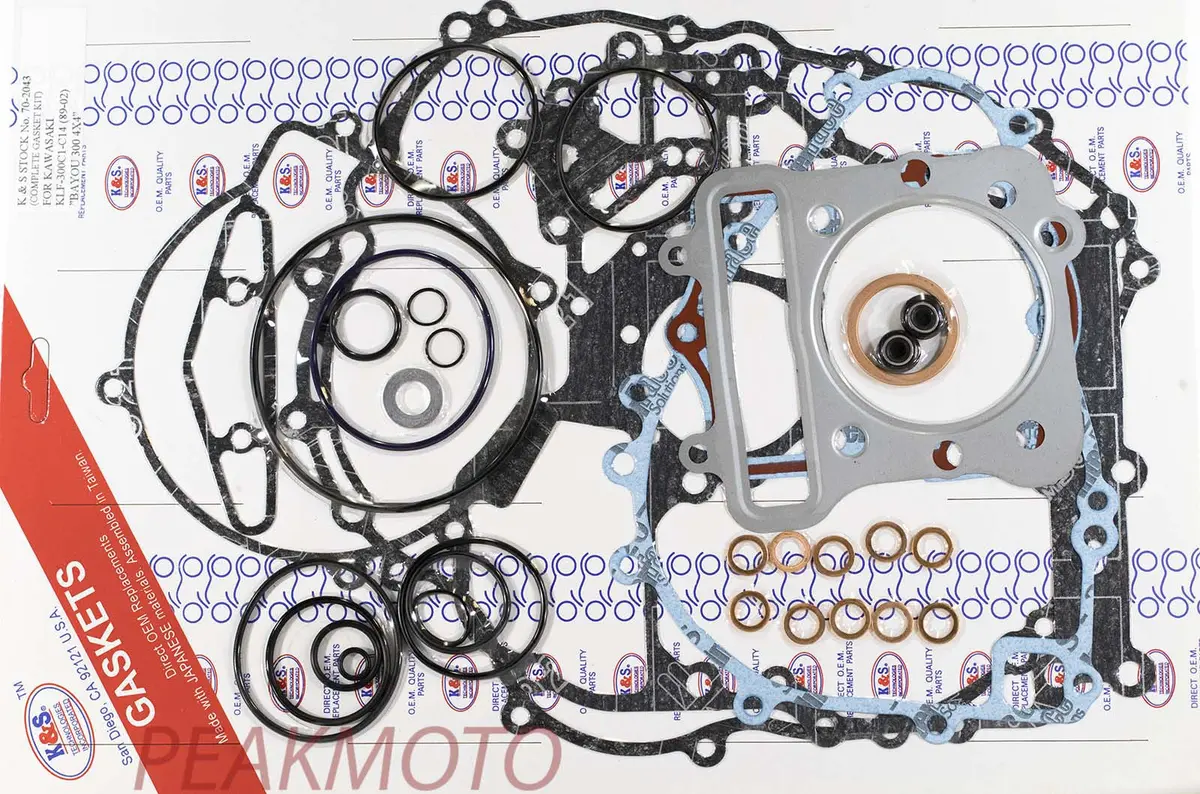 K&S Atv Complete Gasket Kit Klf-300C (89-06) | 70-2043 1