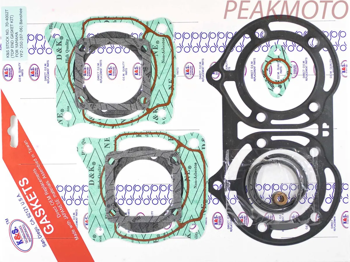 K&S Atv Top End Gasket Kit Yfz-350 (87-06)  | 70-4002T 1