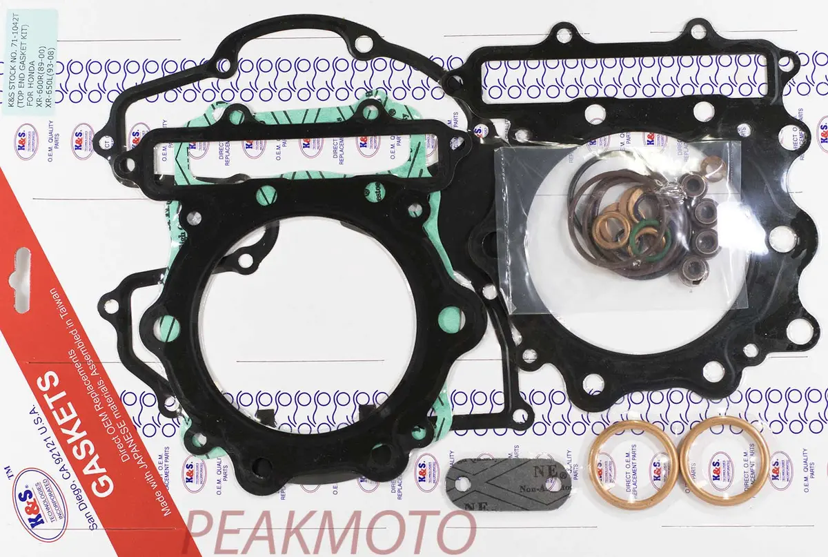 K&S Off-Road Top End Gasket Xr-600/650L  | 71-1042T 1