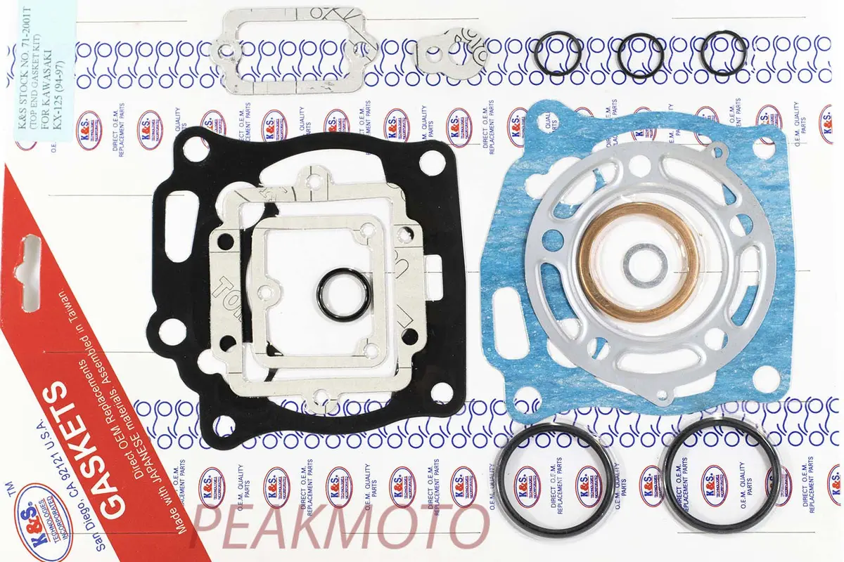 K&S Off-Road Top End Gasket Kx-125 (94-97)  | 71-2001T 1