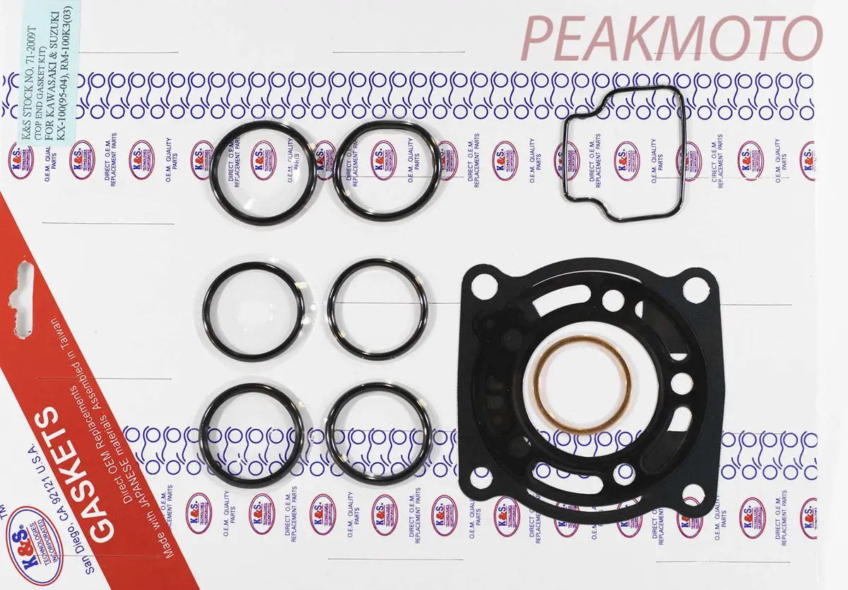 K&S Off-Road Top End Gasket Kx-100/Rm100  | 71-2009T 1