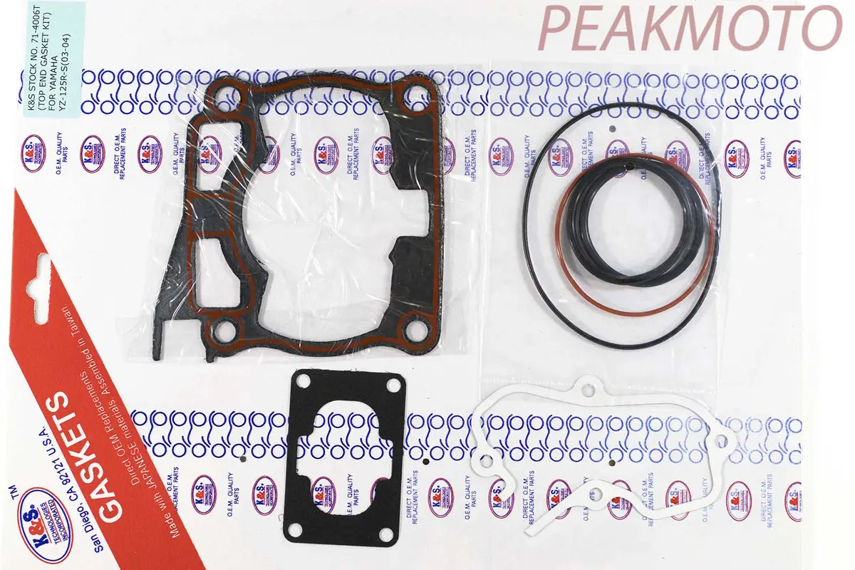 K&S Off-Road Top End Gasket Yz-125 (03-04)  | 71-4006T 1