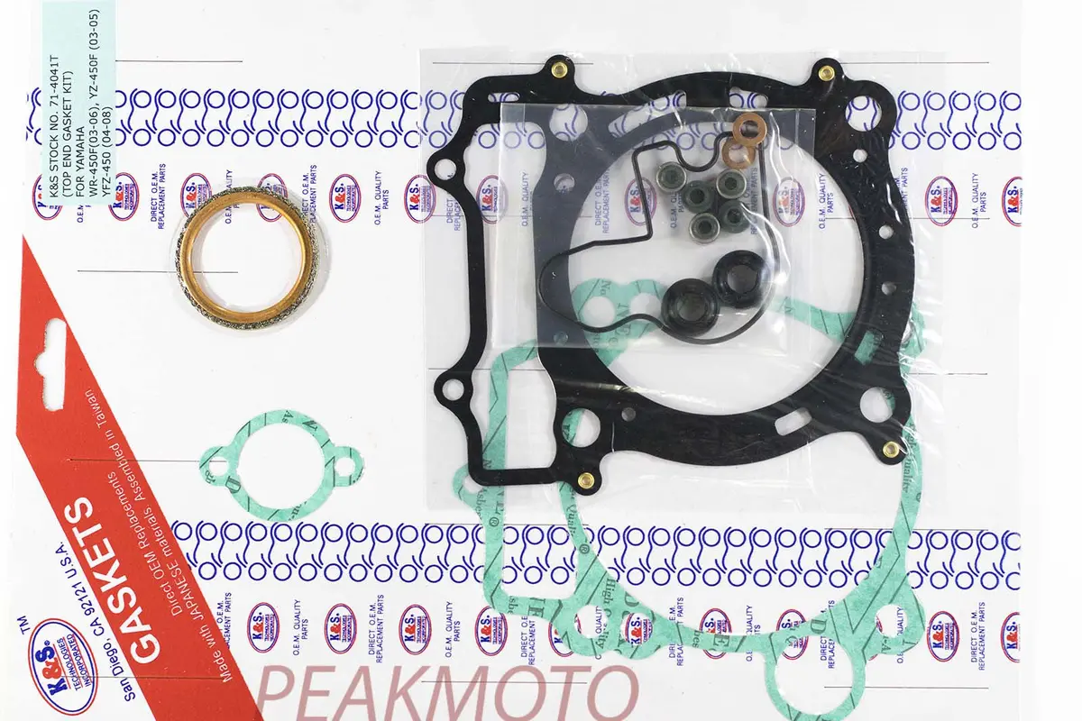 K&S Off-Road Top End Gasket Yz/Wr450f/Yfz-450  | 71-4041T 1